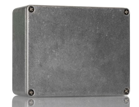 Hammond 1590 Series Clear Die Cast Aluminium Alloy Enclosure, IP54, 119 x 94 x 42mm [1590BBS]; 229-1556