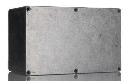 Hammond 1590 Series Clear Die Cast Aluminium Alloy Enclosure, IP65, 200 x 120 x 85mm [1590WEE]; 229-1591