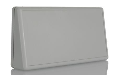Hammond 1599T Series Grey ABS Desktop Enclosure, Sloped Front, 170 x 86 x 34mm [1599ETSGY]; 229-1699