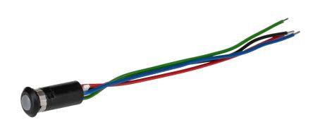 Phoenix Contact HS LCA Series Blue, Green, Red Indicator, 8mm Mounting Hole Size, Lead Wires Termination, IP68 [1082299]; 230-1169
