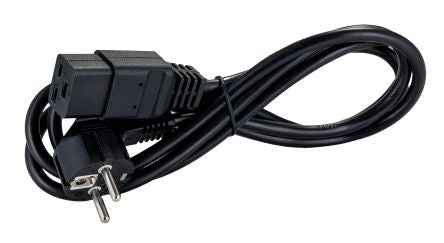 Rittal IEC C19 Socket to Type F German Plug Power Cord, 1.8mDK [7200216]; 230-4959