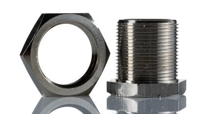 RS PRO 3060 Series Bulkhead Threaded Adaptor, G 1/2 Female to M28 Male, Threaded Connection Style [0]; 231-2548