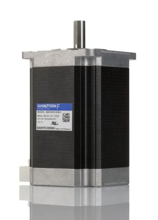 Sanyo Denki SM2564 Series Single Shaft Stepper Motor, 2.5Nm Torque, 24 V dc, 1.8°, 56 x 56mm Frame, 7.5mm Shaft [SM2564C20B41]; 234-2767