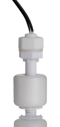 RS PRO Vertical Mounting Polypropylene Float Switch, Float, 350mm Cable, NO, 200V ac Max, 200V dc Max [0]; 234-8839