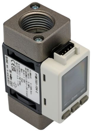 SMC PFMB7 Series Flow Controller, 500 L/min, PNP Open Collector Output, 12 → 24 V [PFMB7501-F04-E]; 235-3382