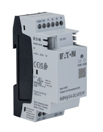 Eaton EasyE4 Series Control Relay, 0 V Supply, Transistor Output, 4-Input, Digital Input [197512 EASY-E4-DC-8TE1P]; 235-4820