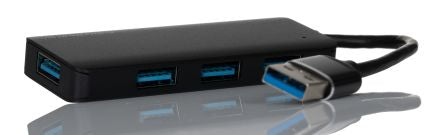 RS PRO 4 Port USB 3.0 USB A  Hub, USB Powered [0]; 236-9129