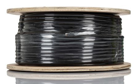 RS PRO Multicore Industrial Cable, 4 Cores, 0.5 mm², DEF STAN, Unscreened, 100m, Black PVC Sheath, 20 AWG [0]; 236-9233