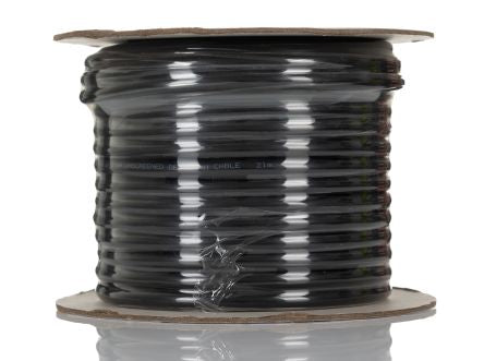 RS PRO Multicore Industrial Cable, 6 Cores, 0.5 mm², DEF STAN, Unscreened, 25m, Black PVC Sheath [0]; 236-9240