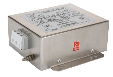 RS PRO 30A 520 V ac, Chassis Mount Power Line Filter 3 Phase [0]; 237-8746
