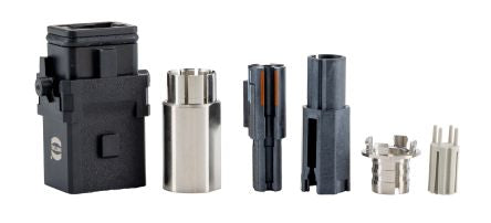 HARTING Heavy Duty Power Connector Insert, 4A, Female, Han 1A Series, 4 Contacts [09100043106]; 238-0462