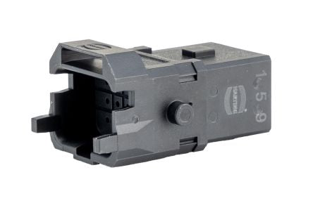 HARTING Heavy Duty Power Connector Insert, 6.5A, Male, Han 1A Series, 12 Contacts [09100123001]; 238-0468