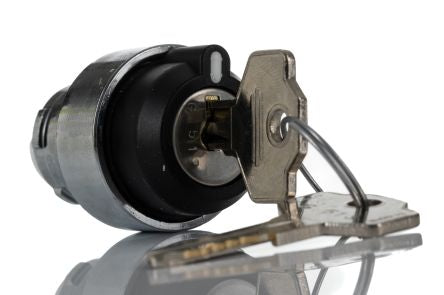 RS PRO 2-position Key Switch Head, Maintained, 22.5mm Cutout [0]; 238-3928
