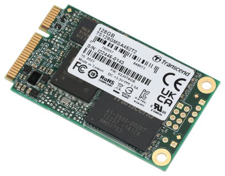 Transcend MSA452T2 mSATA 128 GB Internal SSD [TS128GMSA452T2]; 240-5416
