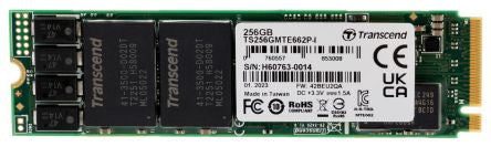 Transcend MTE662P-I M.2 256 GB Internal SSD Hard Drive [TS256GMTE662P-I]; 240-5490