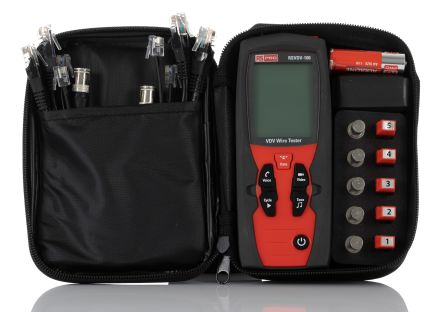 RS PRO RSVDV-100 Cable Tester RJ11, RJ12, RJ45 [0]; 241-3189