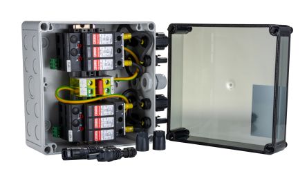 Phoenix Contact SOL-SC-1ST-0-DC-2MPPT-2001 Series Polycarbonate Junction Box, IP65, 111 x 180 x 180mm [2403337]; 241-6008