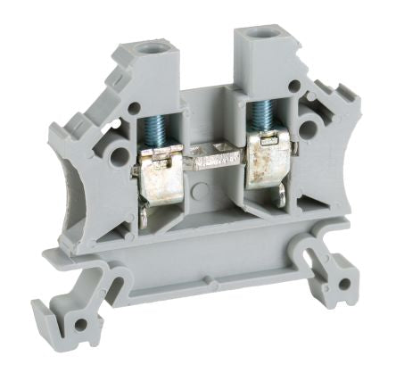 RS PRO Grey, Single-Level, Cage Clamp Termination [0]; 242-0486