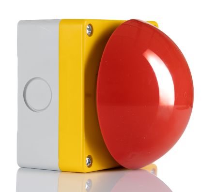 RS PRO Pull Release Emergency Stop Push Button, Surface Mount, 1 NO + 1 NC, IP65 [0]; 242-0840