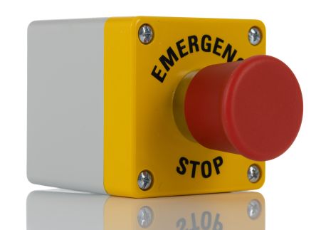 RS PRO Pull Release Emergency Stop Push Button, Surface Mount, 1NC, IP65 [0]; 242-0841