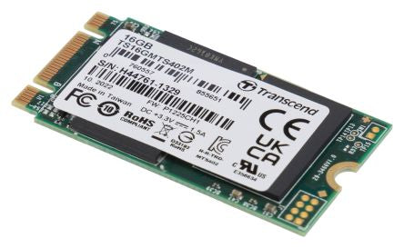 Transcend MTS402M M.2 16 GB Internal SSD [TS16GMTS402M]; 244-9997