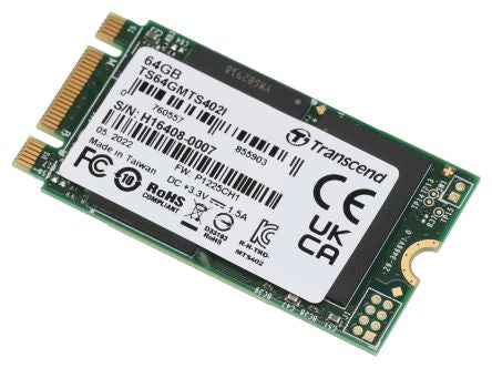 Transcend MTS402I M.2 64 GB Internal SSD [TS64GMTS402I]; 245-0101