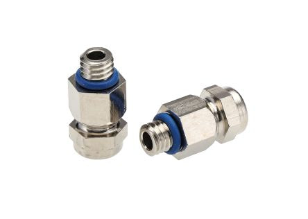 Lapp SKINDICHT Series Nickel Nickel Plated Brass Cable Gland, M6 Thread, 2mm min., 3mm max., IP66, IP68 [52001877]; 245-7657