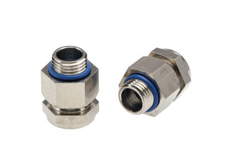 Lapp SKINDICHT Series Nickel Nickel Plated Brass Cable Gland, M10 Thread, 5.5mm min., 7mm max., IP66, IP68 [52001879]; 245-7659