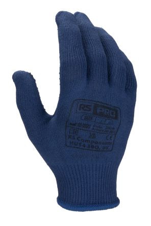 RS PRO Blue Thermolite Fibre Cold Resistant Gripper Gloves [G583-08]; 245-9012