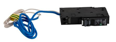 Schneider Electric RCBO, 32A Current Rating, 1P Poles, 30mA Trip Sensitivity, Square D Range [QO132C10RCBO30F]; 247-2229