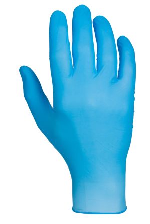 Skytec UTAH Blue Powder-Free Nitrile Disposable Gloves, Size L, 100 per Pack [SKYUTAH]; 247-8415