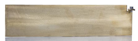 RS PRO Brass Gland Plate, 3mm H, 61.8mm W, 310mm L for Use with RS PRO GRP Enclosure [0]; 248-1118