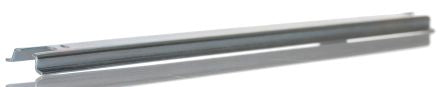 RS PRO Steel Unperforated DIN Rail, Top Hat Compatible, 238mm x 15mm [0]; 248-1122