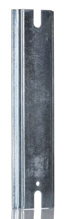 RS PRO Steel Unperforated DIN Rail, Top Hat Compatible, 144mm x 35mm [0]; 248-1128