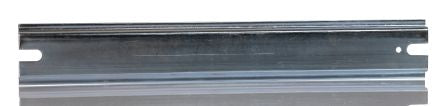 RS PRO Steel Unperforated DIN Rail, Top Hat Compatible, 255mm x 35mm [0]; 248-1137
