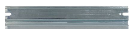 RS PRO Steel Unperforated DIN Rail, Top Hat Compatible, 205mm x 35mm [0]; 248-1144