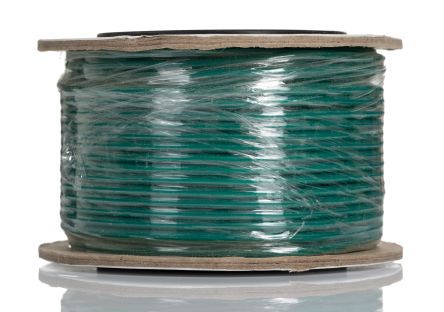 RS PRO Green 0.5mm² Hook Up Wire, 20 AWG, 16/0.2 mm, 25m, Silicone Rubber Insulation [0]; 248-3623