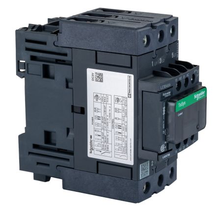 Schneider Electric TeSys D LC1D Contactor, 24 V dc Coil, 3-Pole, 40 A, 22 kW, 3NO [LC1D40ABD]; 248-4094