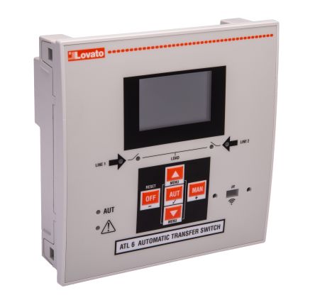 Lovato ATL Series Controller for Use with 2 Power Sources With Three Phase Control, 110 → 240 V ac Supply, Relay [ATL610]; 248-5483
