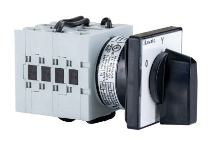 Lovato Rotary Cam Switch Star Delta Starter, Star Delta, 7.5 kW, 440 V ac, 3 Phase, IP20, IP65 [GX1612U]; 248-5577