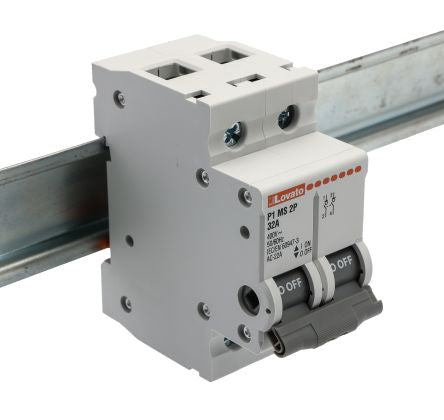 Lovato 2P Pole DIN Rail Switch Disconnector - 32A Maximum Current [P1MS2P032]; 248-5628