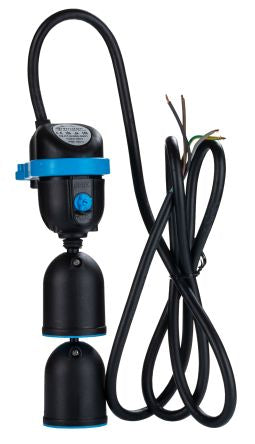 Finder 72 Series Wall Mount Polypropylene Float Switch, Float, 2m Cable, 250V ac Max, 30V dc Max [72.C1.0.000.0201]; 249-4444