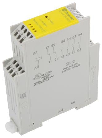 Finder Force Guided Relay, 230V ac Coil Voltage, 6 Pole, 4NO/2NC [7S.16.8.230.5420]; 249-4454