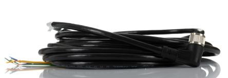 RS PRO Right Angle Female M12 to Unterminated Sensor Actuator Cable, 5m [0]; 250-0627