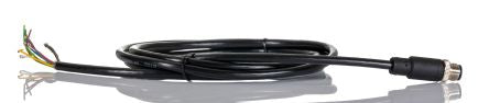 RS PRO Straight Male M12 to Unterminated Sensor Actuator Cable, 2m [0]; 250-0657