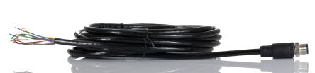 RS PRO Straight Male M12 to Unterminated Sensor Actuator Cable, 5m [0]; 250-0659