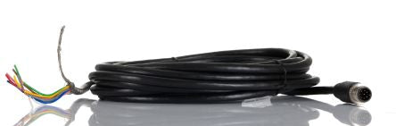 RS PRO Straight Male M12 to Unterminated Sensor Actuator Cable, 5m [0]; 250-0660