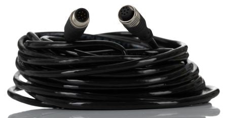 RS PRO Straight Female M12 to Straight Male M12 Sensor Actuator Cable, 10m [0]; 250-0709