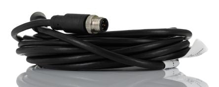 RS PRO Straight Male M12 to Straight Male M12 Sensor Actuator Cable, 5m [0]; 250-0723