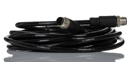 RS PRO Straight Male M12 to Straight Male M12 Sensor Actuator Cable, 5m [0]; 250-0729